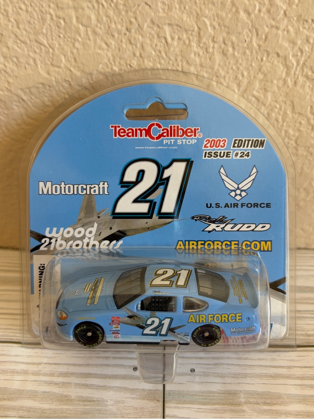 🏁Team Caliber Ricky Rudd 2003 #21 Air Force Die-Cast Collectible Car